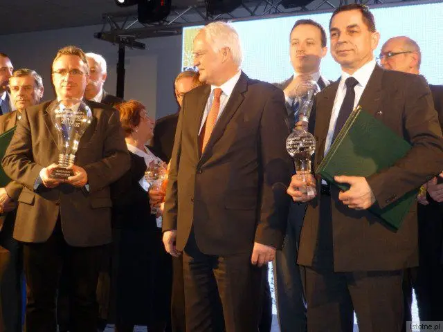Nagrodę dla bolesławieckiego magistratu odebrał prezydent Piotr Roman
