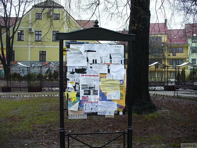 szpetne tablice na plantach