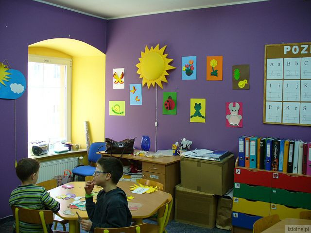 Sala prywatnego przedszkola Oxpress na ulicy Tyrankiewiczów