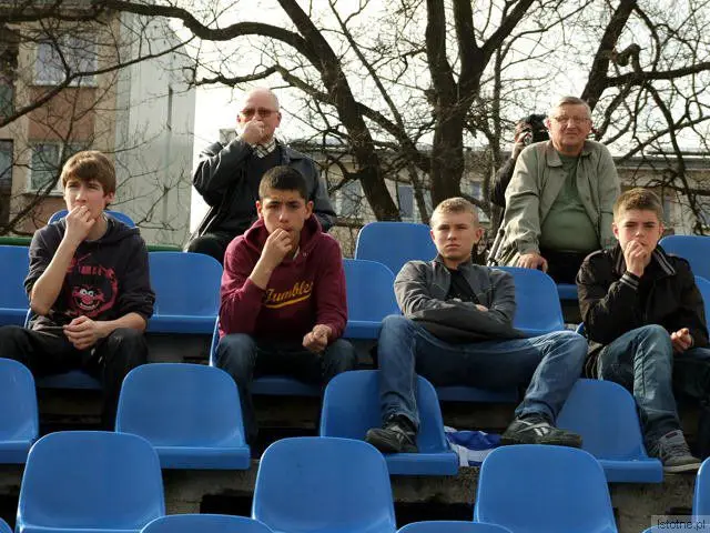Kibice na meczu