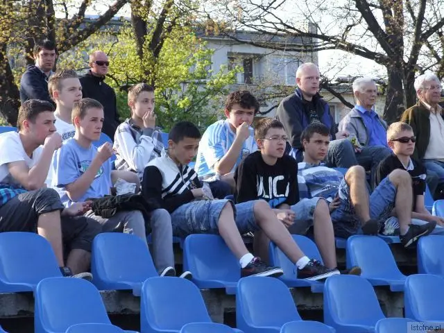 Kibice na meczu