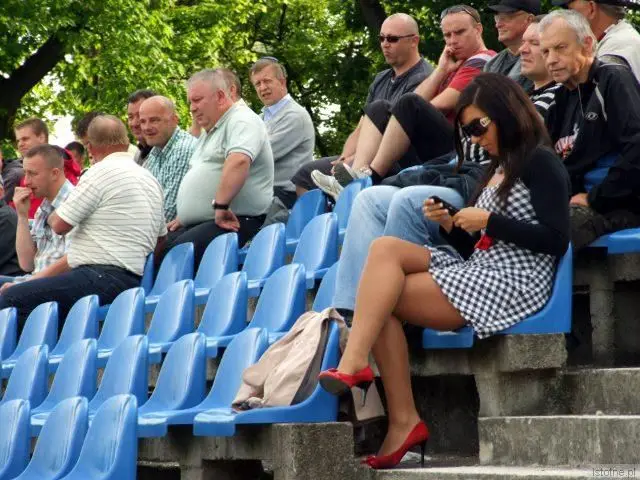 Kibice na meczu