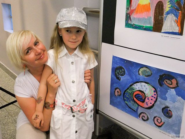 Katarzyna Biegasiewicz-Mularczyk z córką Anią