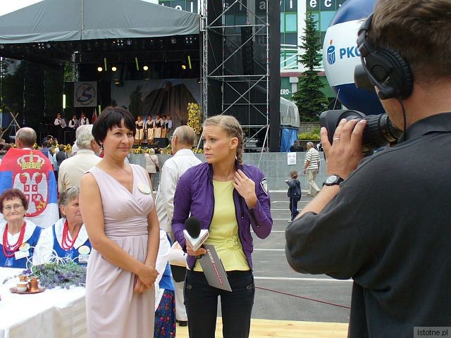 Ewa Lijewska-Małachowska, dyrektorka BOK-MCC, udziela wywiadu TVP Wrocław