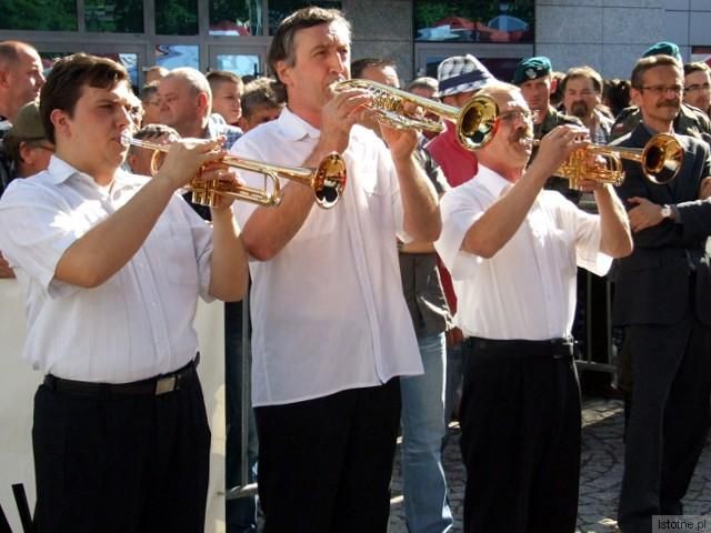 Specjalnie dla Ryszarda Tomczyka muzycy odegrali fanfary