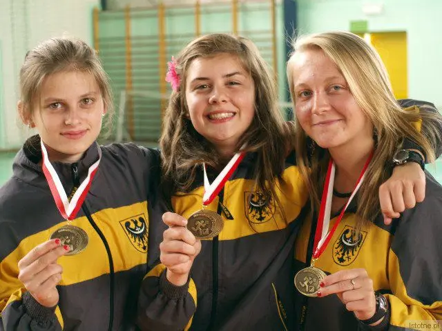 Brązowe medalistki Ogólnopolskiej Olimpiady Młodzieży