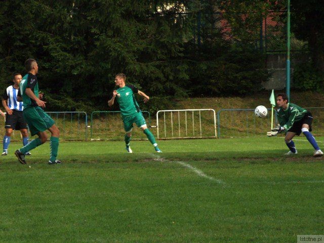 Udana interwencja bramkarza gospodarzy