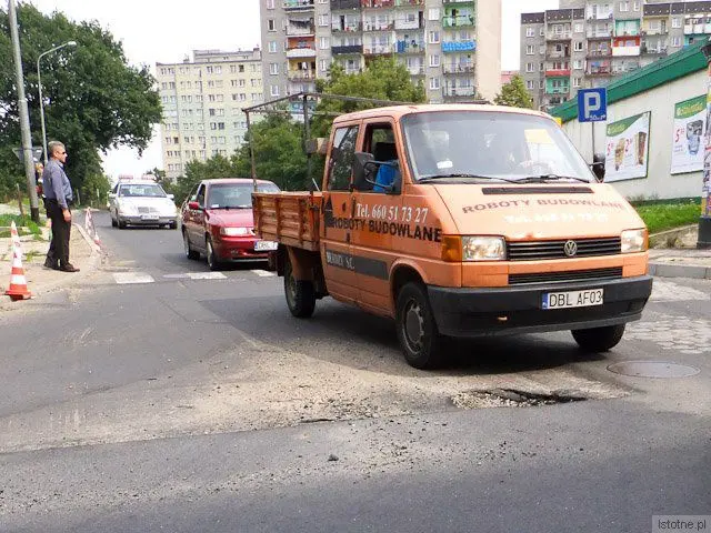 Na tej dziurze można urwać koło