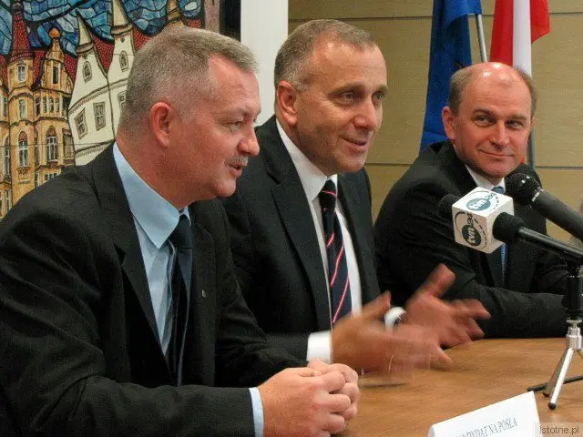 Dariusz Kwaśniewski, Grzegorz Schetyna i Jan Michalski