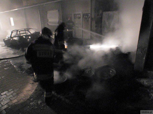 Gdyby nie akcja strażaków pożar mógłby przedostać się do wnętrza budynku