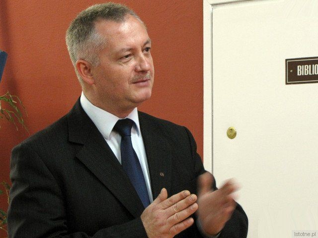 Dariusz Kwaśniewski z Zarządu Powiatu Bolesławieckiego