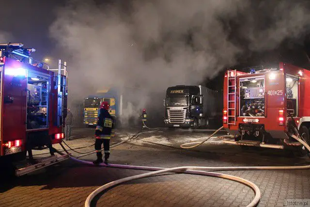 Na miejscu było pięć jednostek straży pożarnej