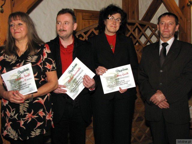 Czesława Knafel, Adam Szewczyk, Anna Guzik i Janusz Cieśla