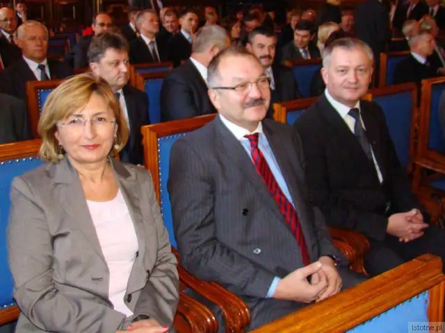 Alicja Krzyszczak, Cezary Przybylski i Dariusz Kwaśniewski