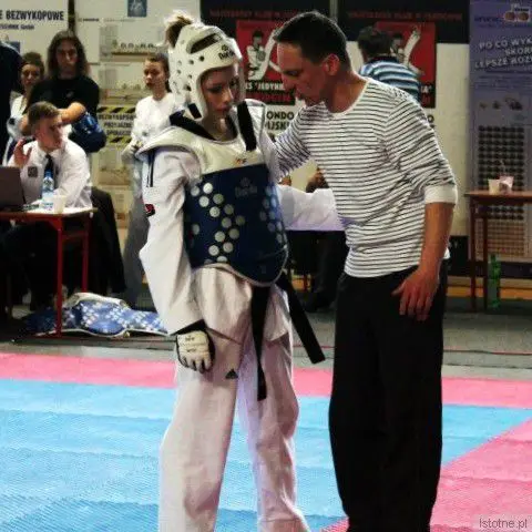 Paulina z trenerem Mariuszem Sulmą