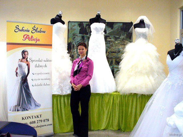 W salonie "Alicja" w Chojnowie można suknie wynająć lub kupić