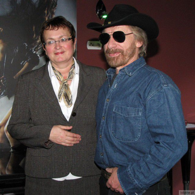 Mistrz chętnie pozował do zdjęć