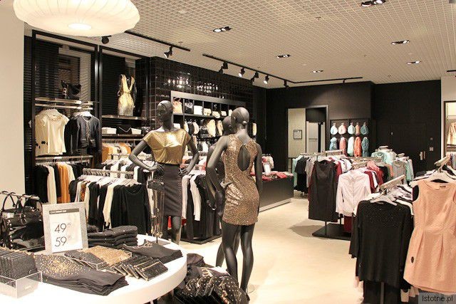 Wnętrze sklepu Mohito