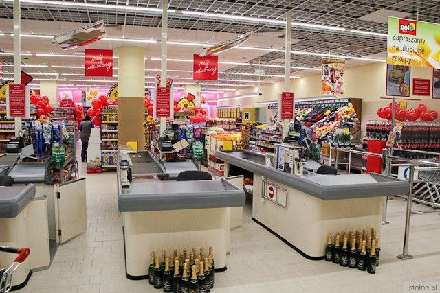 Wnętrze sklepu Polo Market