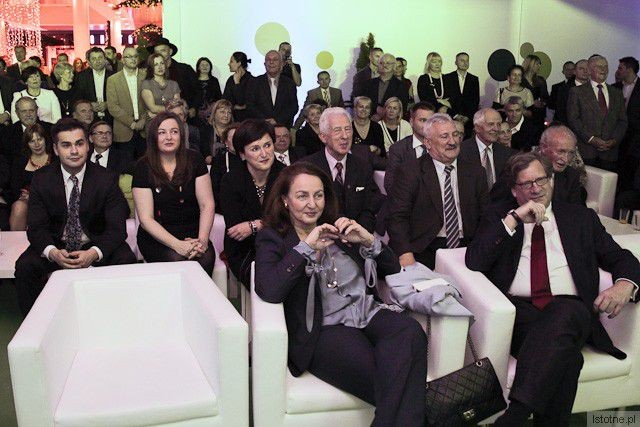 Ludzie na otwarciu galerii BCC