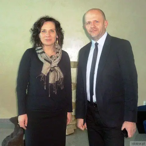 Wiceminister kultury Monika Smoleń i wiceprezydent Bolesławca Kornel Filipowicz