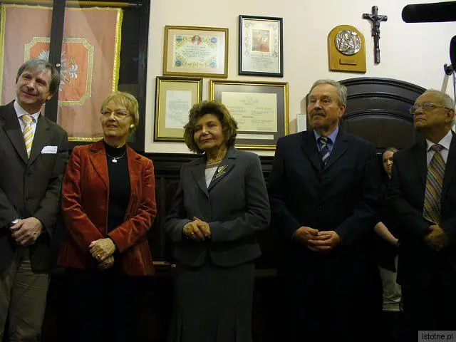 Parnerzy projektu (od lewej) Bolko Peltner, dr Heidi Muller, Teresa Wolanin i prof. Konrad Vanja