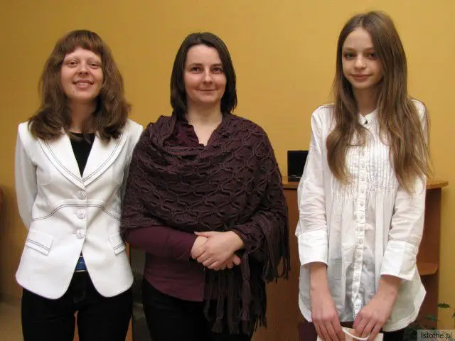 Barbara Ostaszewska, wicedyrektorka II LO Anna Bowszys i Jagoda Łętowska