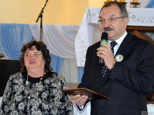 Szefowa bolesławieckiego TPD i starosta Cezary Przybylski