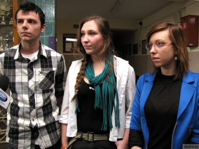 Karol Bednarczyk, Aleksandra Bartczak i Dominika Krzyśko