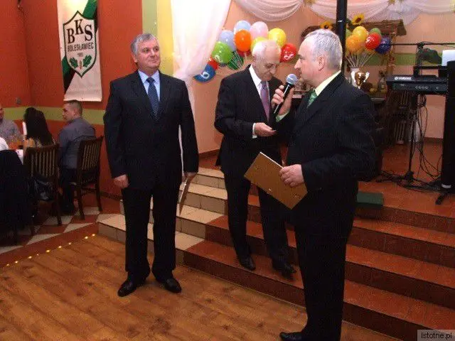 Najwięcej podziękowań od klubu otrzymał Prezes STW Ryszard Mach