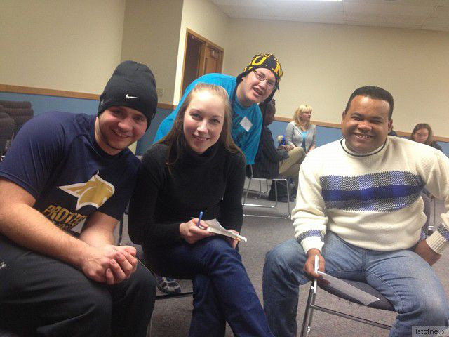 Ze studentami Montana State University