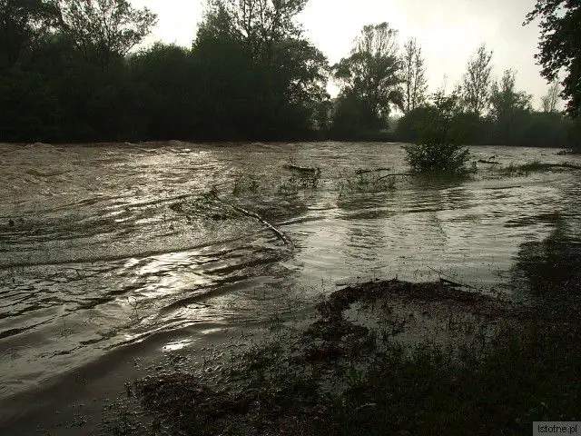 Rzeka Bóbr. 4 czerwca, godzina 18:00.