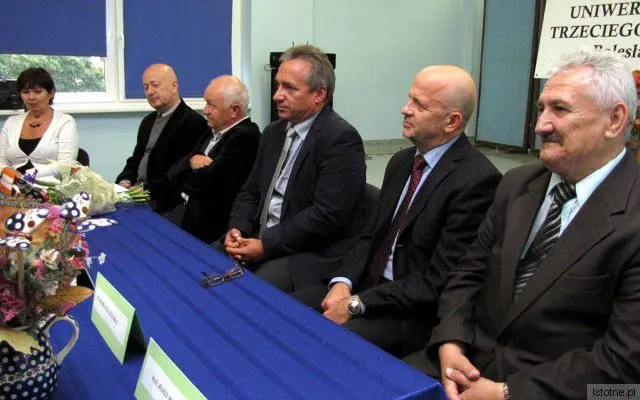 Maria Adamowicz, Waldemar Bugaj, dr Zygmunt Bobowski, Piotr Roman, Kornel Filipowicz i Józef Pokładek