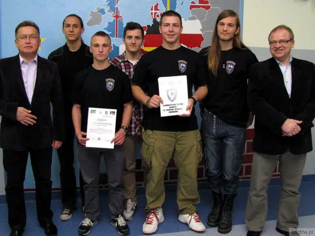 Mirosław Sakowski, Jakub Feret, Mateusz Kopeć, Bartek Burzyński, Denis Gonciarz, Maciej Mocny i Mieczysław Szwed