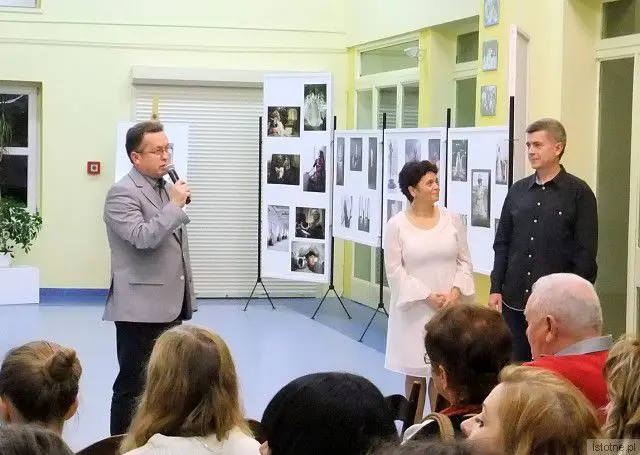Mirosław Sakowski (po lewej), Bożena Gałan i Mirek Putyra