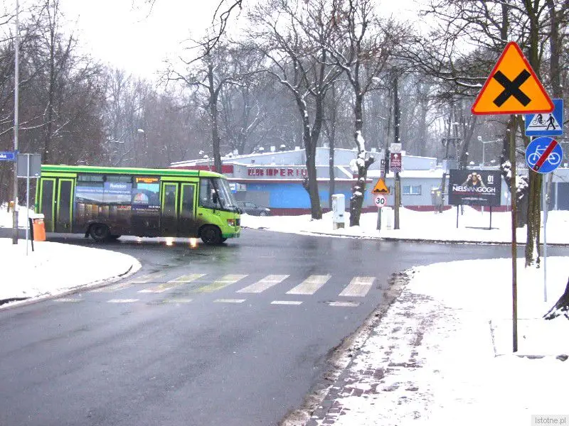 Skrzyżowanie ulicy Śluzowej z Gdańską