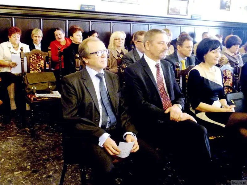 W pierwszym rzędzie: Józef Król, Ludwik Kaziów i Ewa Lijewska-Małachowska