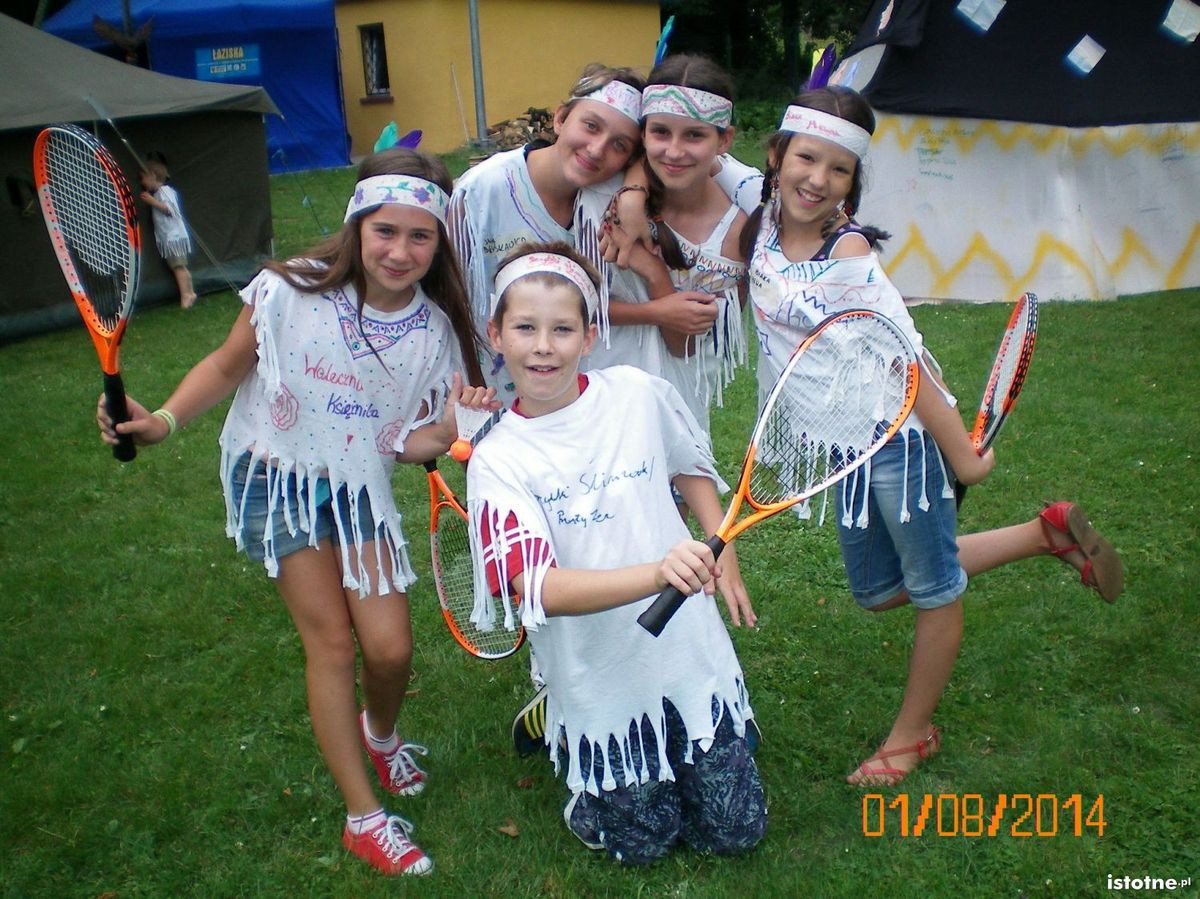 Indiański biwak w Łaziskach