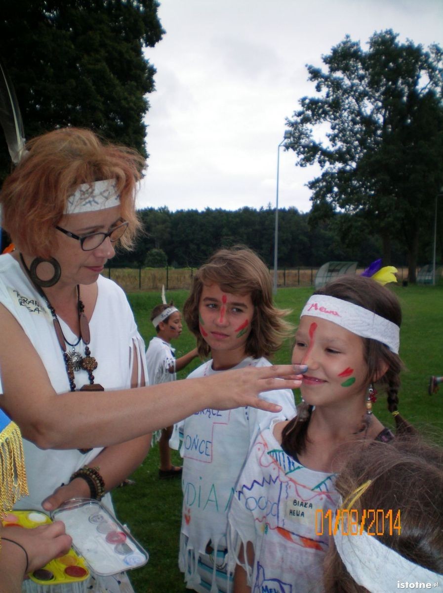 Indiański biwak w Łaziskach