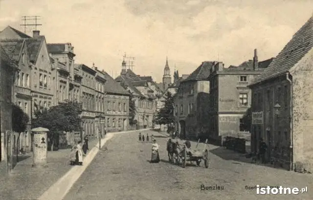 Ul. Zgorzelecka na początku XX w. Widok w kierunku Rynku