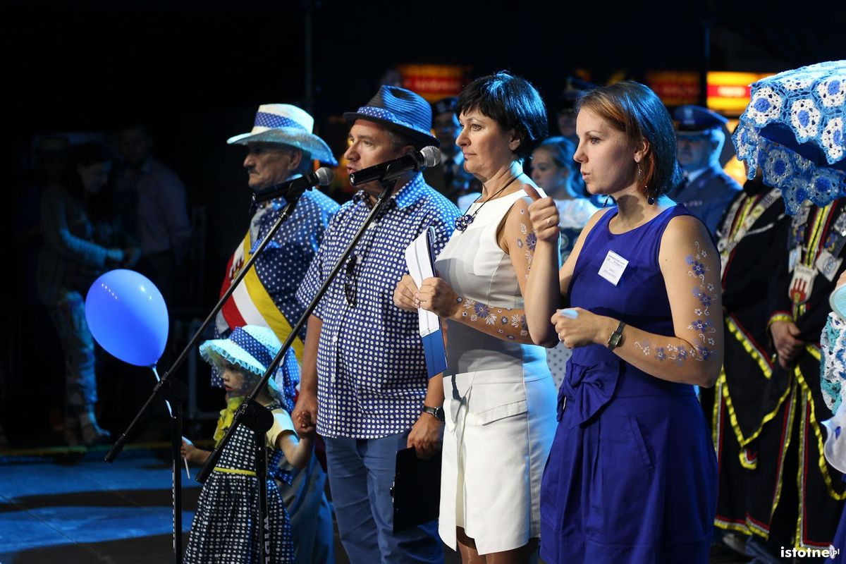 Rozdanie nagród na scenie