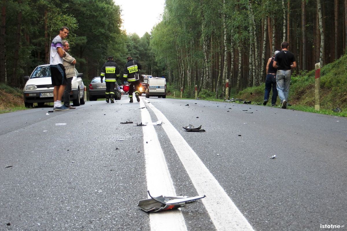 Wypadek przed Kliczkowem