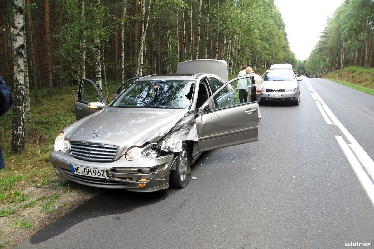 Wypadek przed Kliczkowem