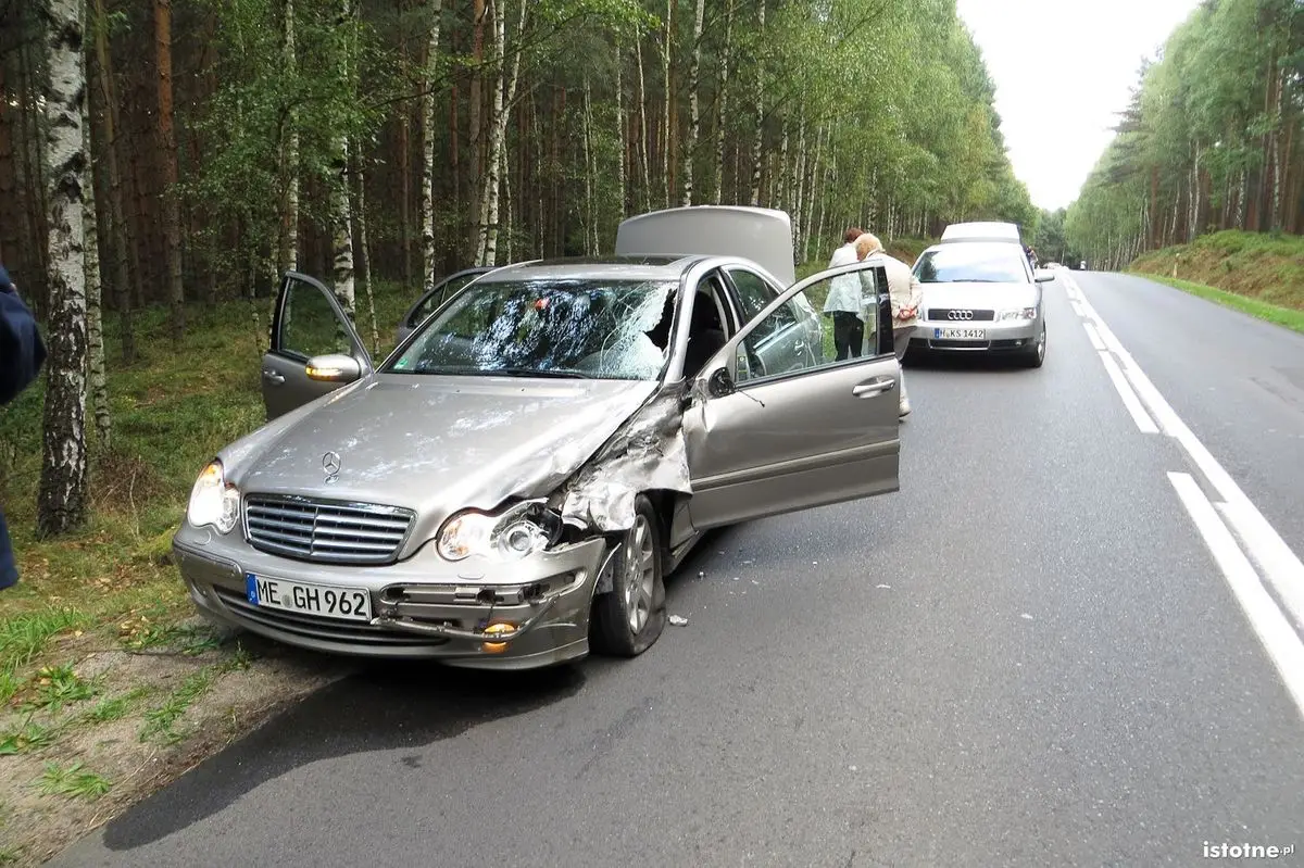 Wypadek przed Kliczkowem