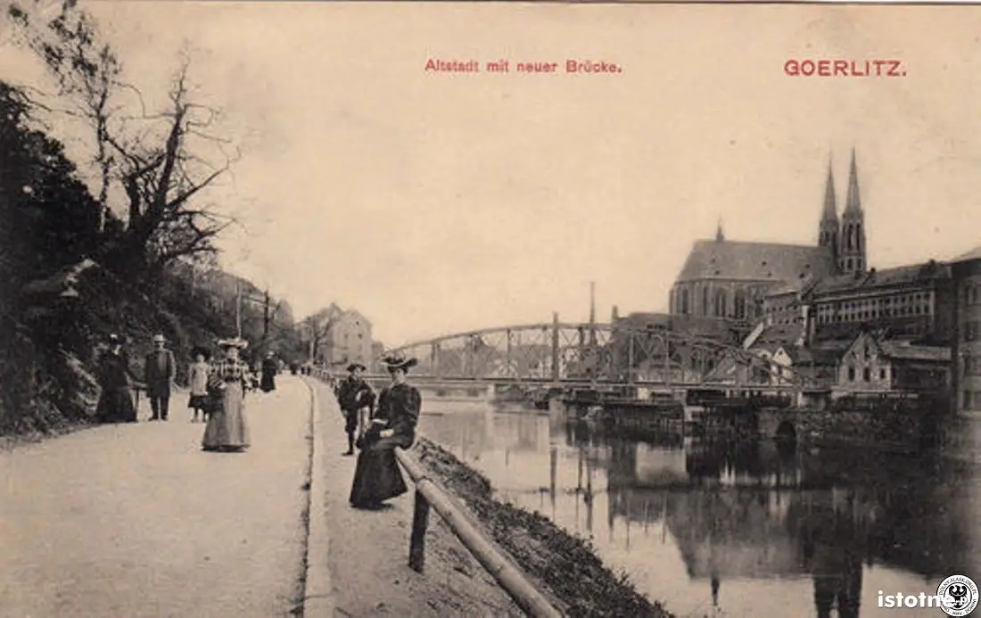 Promenada z widokiem na Kościół w 1906 r.