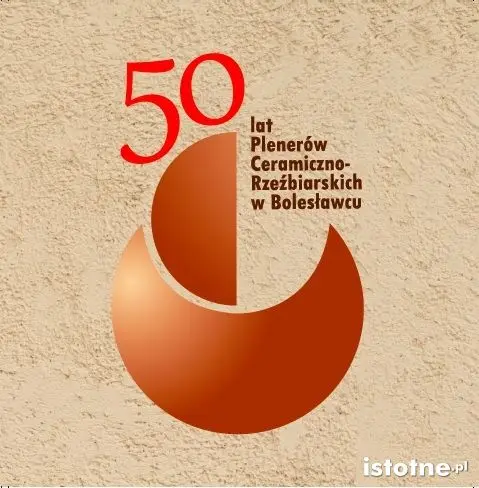 Okładka publikacji „50 lat Plenerów Ceramiczno-Rzeźbiarskich w Bolesławcu”
