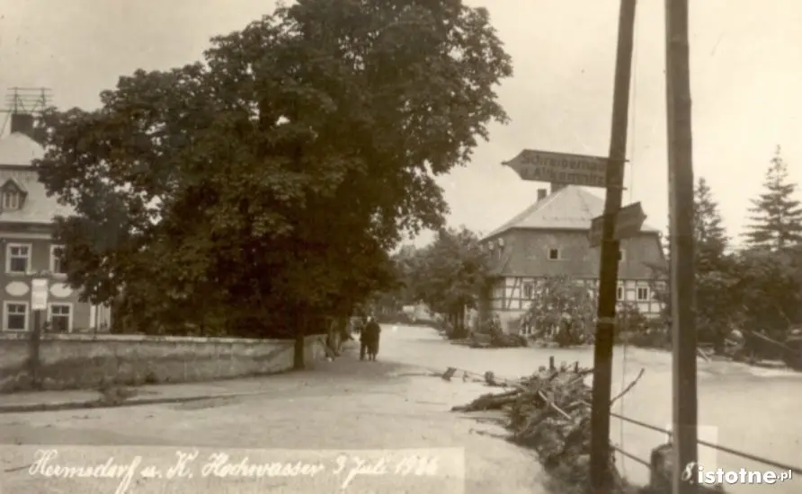 Powódź na ulicy – 3 lipca 1926 r.