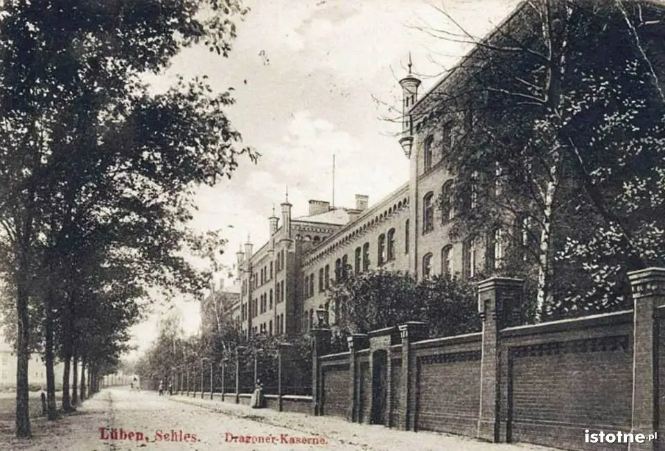 Dawna siedziba pułku w 1912 r.