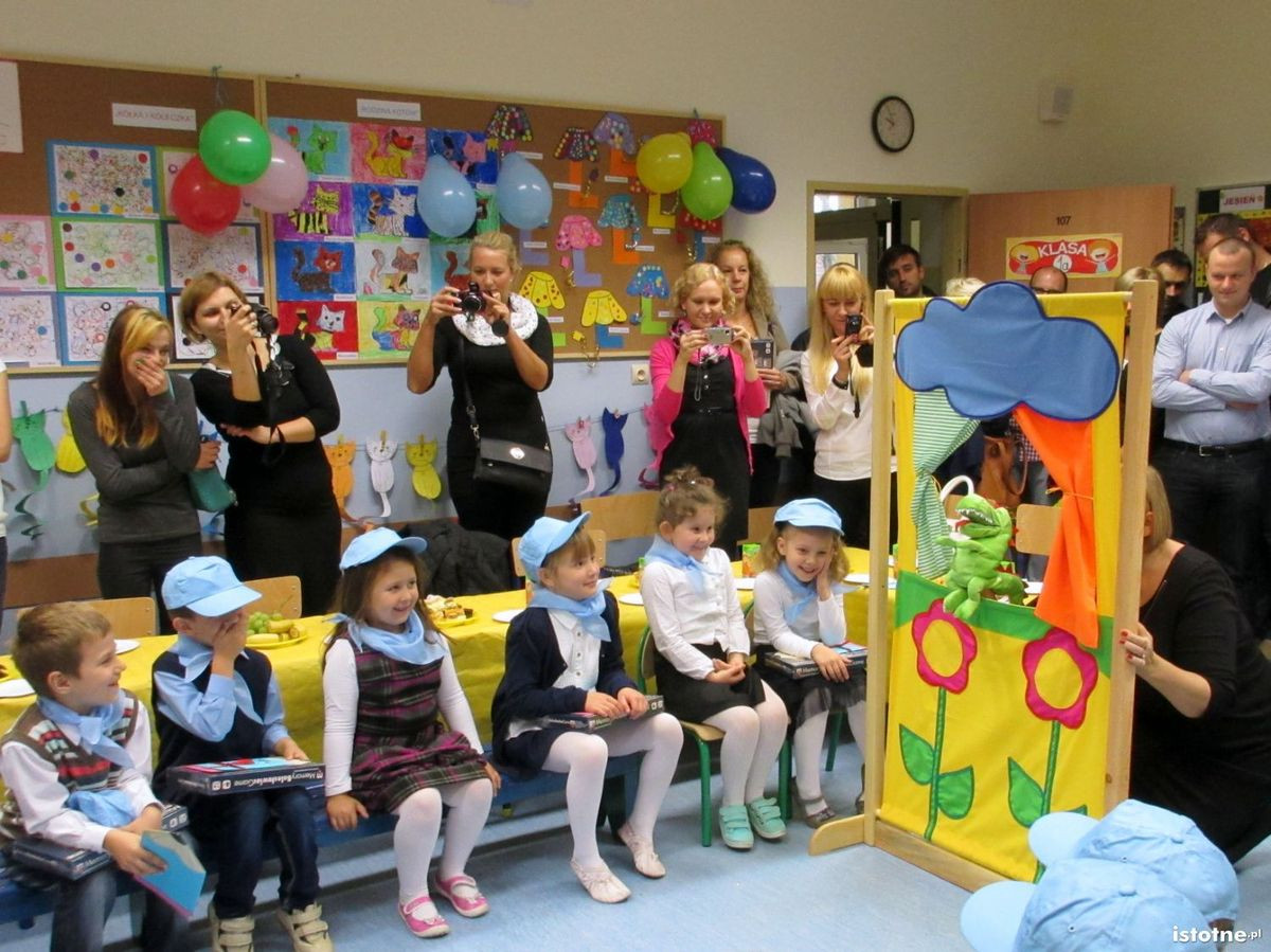 Pasowanie na pierwszaka w szkole podstawowej nr 5