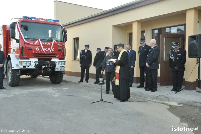 Przekazanie samochodu pożarniczego
